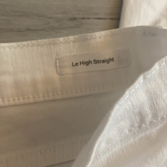 Frame White Le High Straight Denim Size 26 - Picture 6 of 8